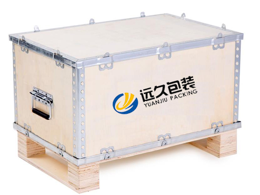 出口免熏蒸鋼帶木箱 免熏蒸鋼帶木箱